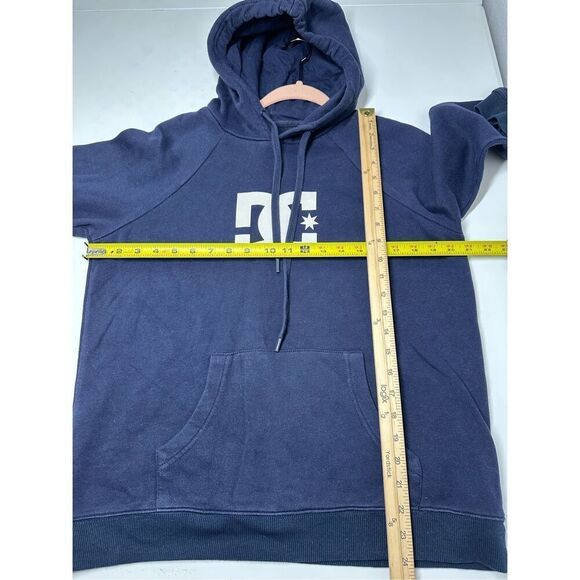DC Shoes Star Men’s Pullover Hoodie Cotton Blend Navy Blue Size S - Picture 5 of 8
